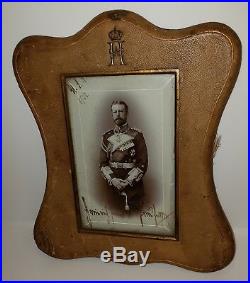 1902 Prince Henry of Prussia Royal Presentation Framed Signed Photo Wilhelm bro