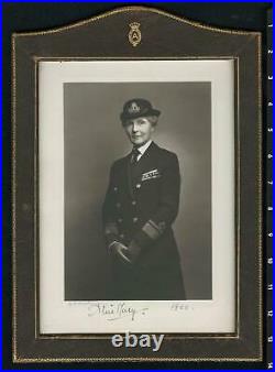1944 YOUSUF KARSH Photo of Princess Alice of Athlone, Orig Frame SIGNED by Both