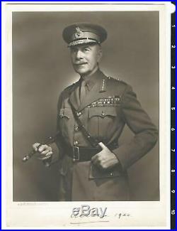 1944 YOUSUF KARSH Photograph of 1st Earl of Athlone in Orig Frame SIGNED by Both