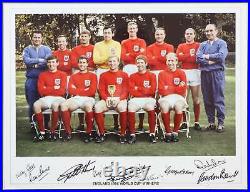 1966 9 Signed England Photograph Framed Display