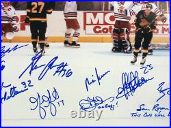 1994 Rangers Stanley Cup Team signed 16x24 photo framed 17 auto Messier Steiner