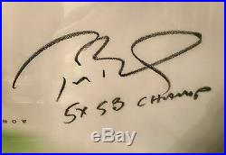 2 DAYS @$1275Tom Brady Signed 5X SB Champ 46x20 Framed LithoTRISTAR/UDA LE 17/51