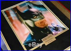 ADAM WEST Signed BATMAN AUTOGRAPHS + all Batman Actors, Frame, COA, UACC, logo