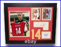 ARSENAL Thierry Henry SIGNED Framed Autograph Photo Memorabilia Display COA