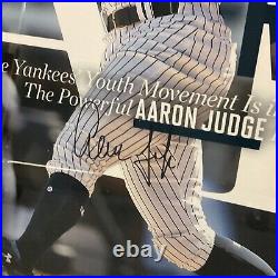 Aaron Judge Signed Photo 16X20-34x25 Framed AUTO Fanatics & MLB HOLOGRAM YANKEES