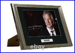 Alan Rickman Hand Signed Autograph Photo Framed & Mounted COA