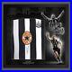 Alan Shearer Front Signed Newcastle Football Shirt Framed Picture Mount Display