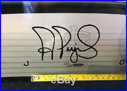 Albert Pujols signed breaking through bat photo framed collage auto UDA COA /105
