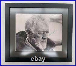 Alec Guinness Signed 8x10 Photo Custom Framed BAS Beckett SWAU