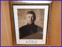 Alex Ferguson Signed Photo In Frame With Certificate Of Authenticity HY 101108