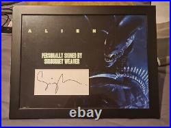 Alien-Sigourney Weaver signed autograph photo mount display framed