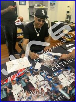 Allen Iverson signed framed 11x14 photo Philadelphia 76ers NBA JSA suede matte
