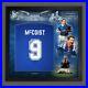 Ally McCoist Signed And Framed Blue Player T-Shirt In A Picture Mount Display