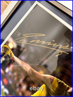 Andres Iniesta Signed & Framed Official Champions League Photo Display