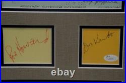 Andy Griffith Cast Signed Collage Ron Howard Don Knotts Jim Nabors Framed Becket