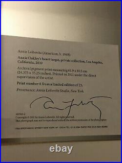 Annie Leibovitz Annie Oakley's Heart Target, Private Collection