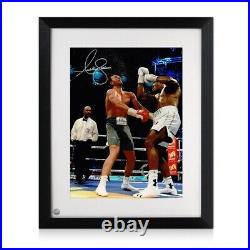 Anthony Joshua Signed Boxing Photo Klitschko Uppercut. Framed
