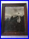Antique Photo Woman, Signed by Bostwick 1916, Framed, 10 x 13 1/2 (Image)