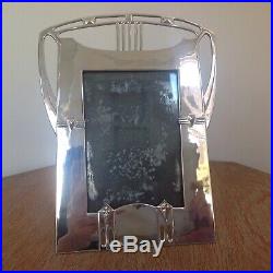 Art Nouveau WMF Secessionist Polished Pewter Photograph Frame 1906 Signed