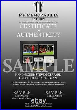 Authentic Hand-signed Richarlison A4 Single Photo Frame With COA