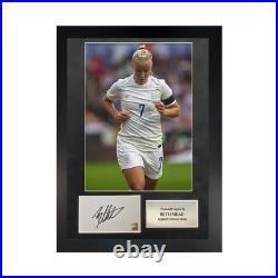 Authentic hand-signed Beth Mead England Single Photo A3 Frame With COA