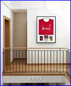 Authentically Signed Salah Autograph Liverpool Framed Shirt