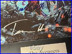 Avengers Cast Signed 8x10 Photo Framed 10 Autos