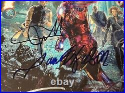 Avengers Cast Signed 8x10 Photo Framed 10 Autos