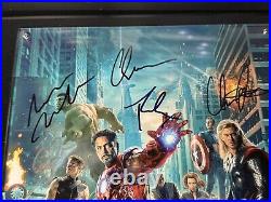 Avengers Cast Signed 8x10 Photo Framed 10 Autos