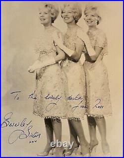 Babs Beverley (Beverley Sisters) Guaranteed Hand Signed Framed Letter/Photo COA