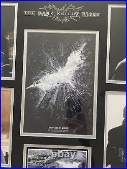 Batman Dark Knight Rises Framed Signed Picture (Bale, Hathaway, Hardy, Nolan)