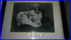 Bela Lugosi Signed Autograph framed vintage photo