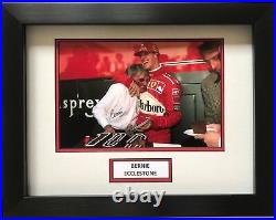 Bernie Ecclestone Hand Signed Framed Photo Display Formula 1 1