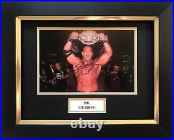 Bill Goldberg Hand Signed Framed Photo Display Wwe 1