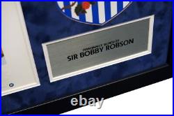 Bobby Robson Signed Photograph Framed Display