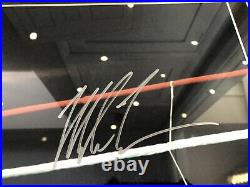 Boxing Mike Tyson Signed Framed 20 X 16 Print