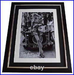 Brigitte Bardot Signed Framed Photo Autograph 16x12 display Hollywood Film COA