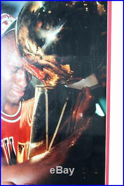 Bulls Michael Jordan Authentic Signed 16x20 Framed Photo Autographed BAS #A76331