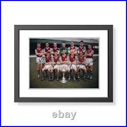 Burnley Signed & Framed 1960 League Winners Photo Burnley Autograph COA