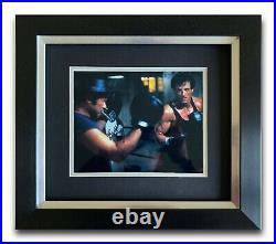 Burt Young Hand Signed Framed Photo Display Rocky 1