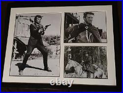 CLINT EASTWOOD Framed Signed + Mounted Photograph Display Autograph + CoA RARE