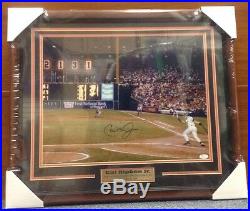 Cal Ripken Jr. Signed Autographed & Framed 16x20 Photo With JSA Baltimore Orioles