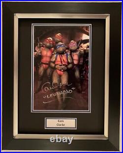 Cam Clarke Hand Signed Framed Photo Display Teenage Mutant Ninja Turtles