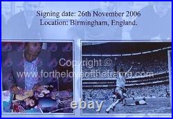 Carlos Alberto Signed Photo Framed & COA Autograph Memorabilia Football Soccer