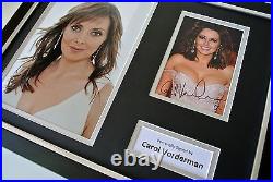 Carol Vorderman SIGNED FRAMED Photo Autograph 16x12 display Coundown TV & COA