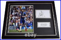 Cesc Fabregas SIGNED FRAMED Photo Autograph 16x12 display Chelsea Football COA