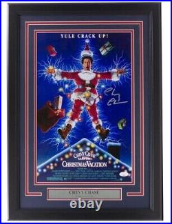 Chevy Chase Signed Christmas Vacation Custom Framed Photo (JSA)