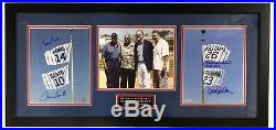 Chicago Cubs Photo Signed Banks Williams Santo Sandberg # Retirement Framed Coa