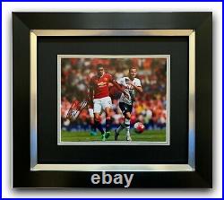 Chris Smalling Hand Signed Photo Framed Display Manchester United Autograph