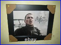 Christian Bale Hand Signed Photograph (8x10) Framed + CoA